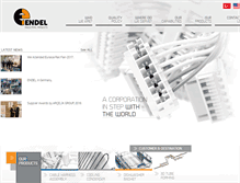 Tablet Screenshot of endelgroup.com